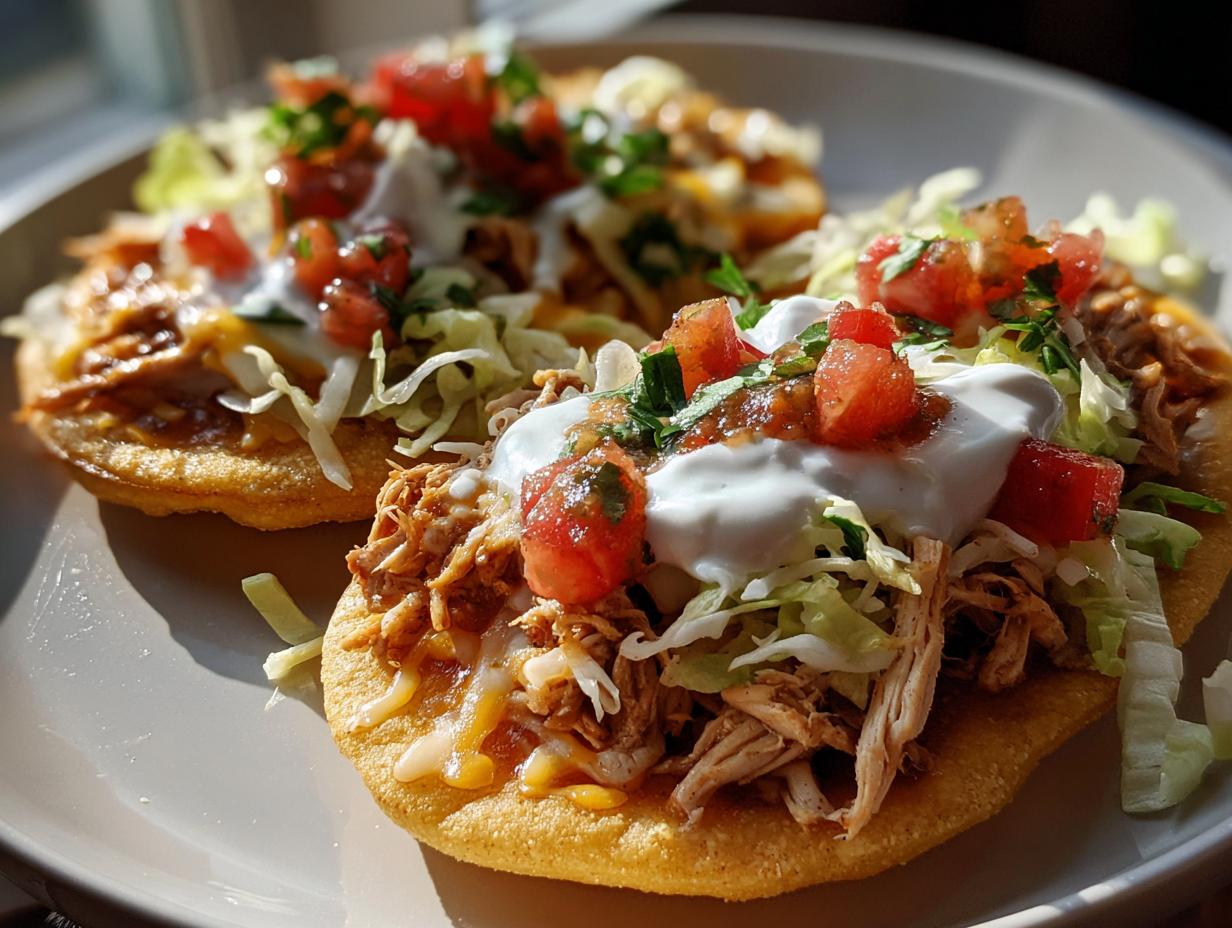 Crispy & Flavorful: Slow Cooker Chicken Tostadas Recipe